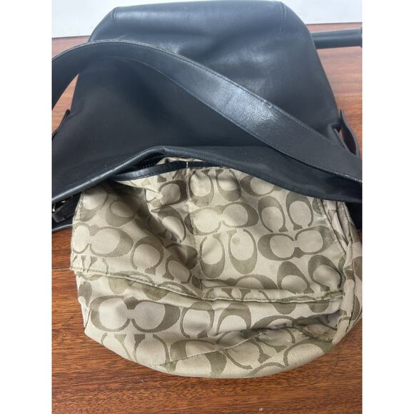 Vintage Y2K COACH Legacy Soho Black Leather Hobo Shoulder Bag 9186 Read Pls! - Picture 16 of 16